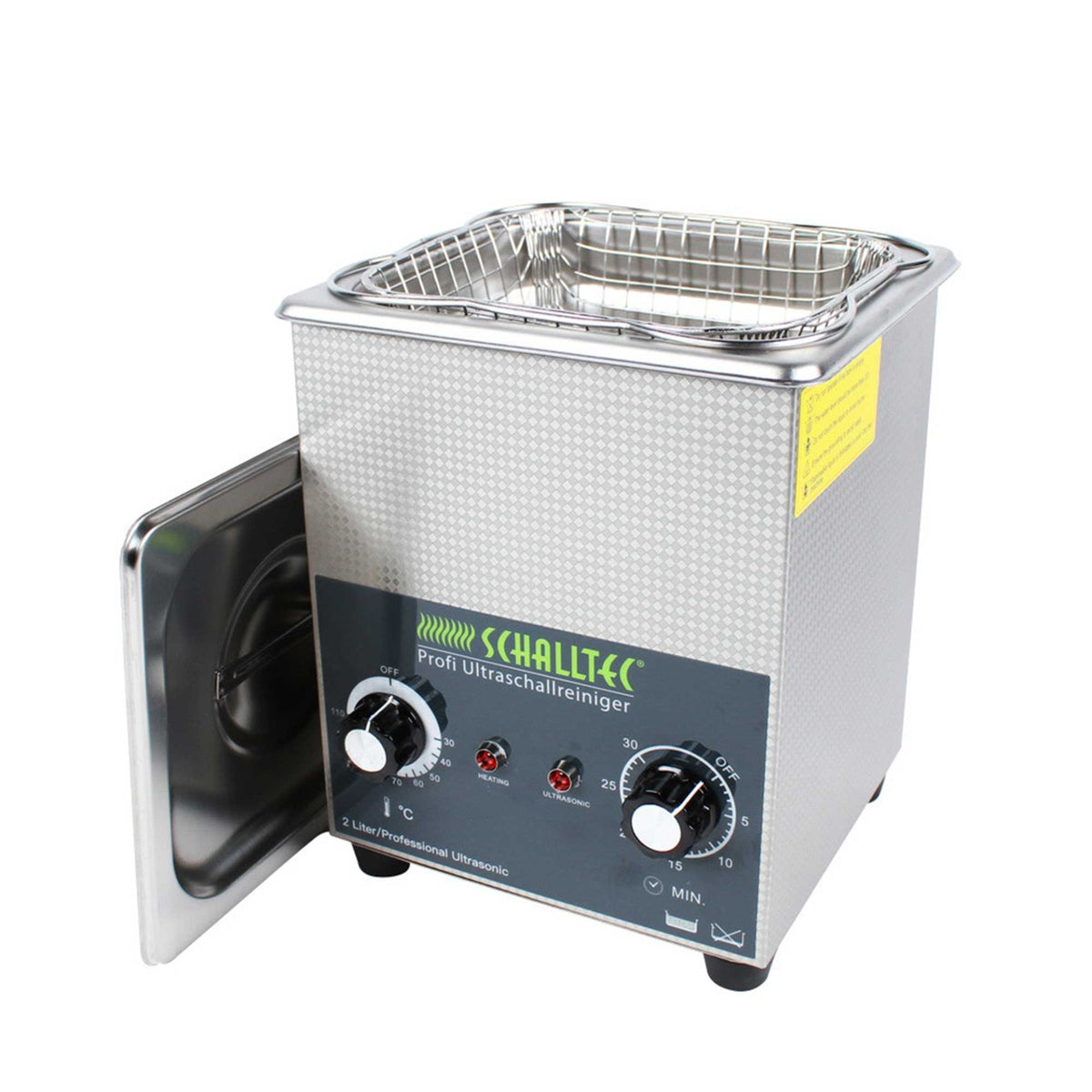 Limpiador ultrasónico S20 de acero inoxidable con calefacción
