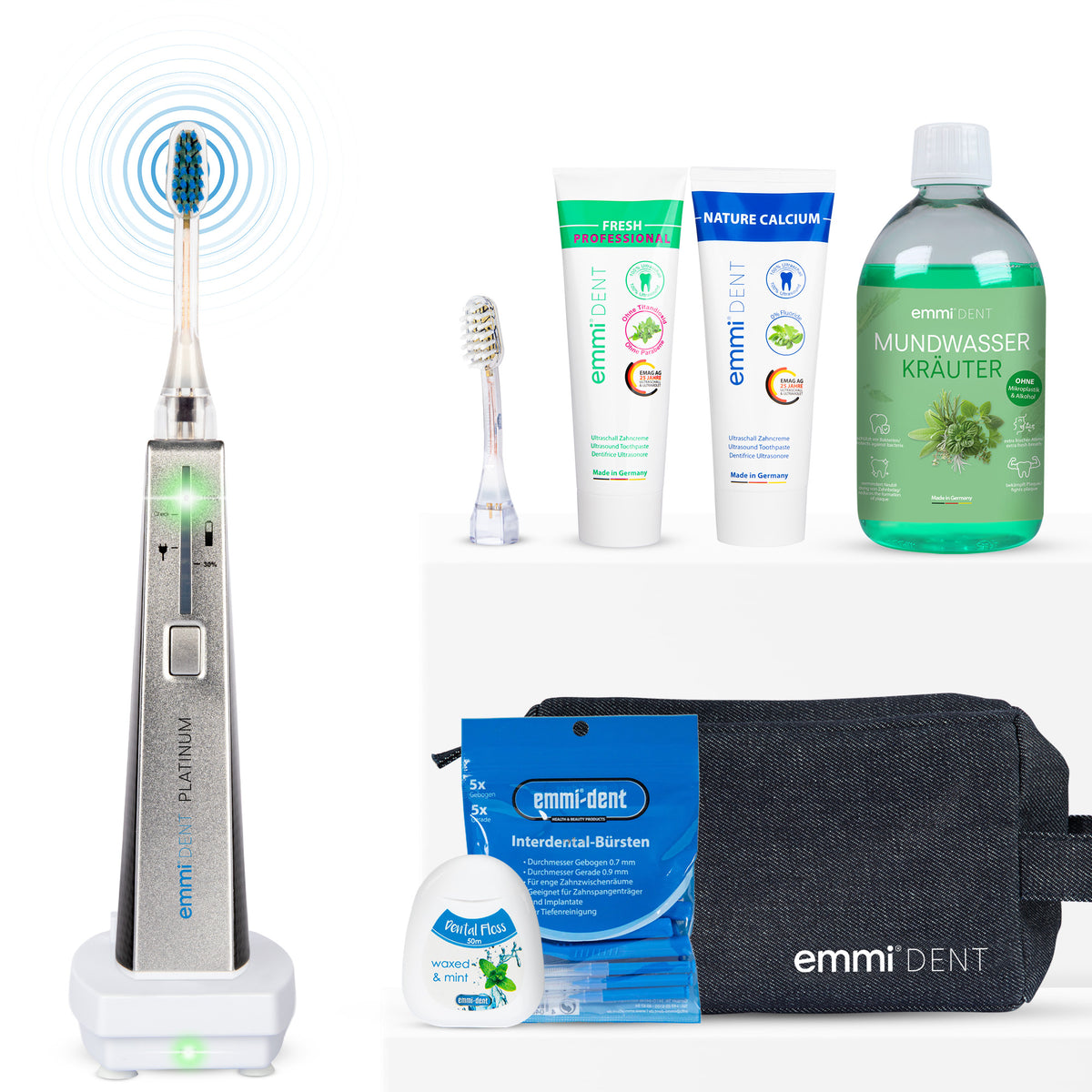 Implantat-pflege -Set Ultraschallzahnbürste Platinum