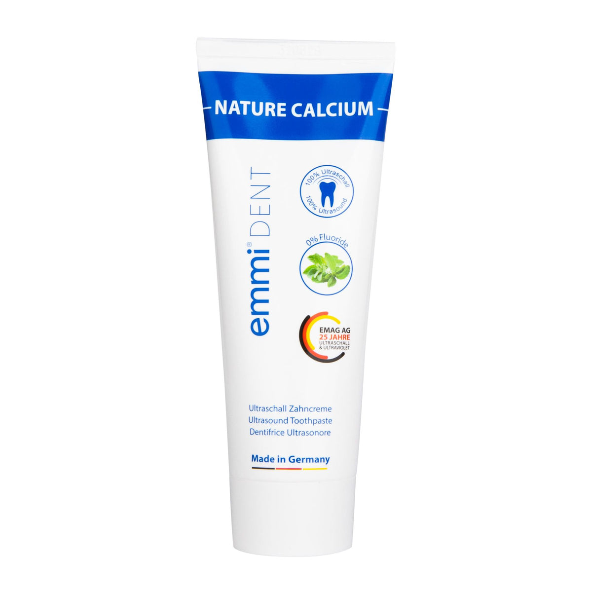 Dentifricio Nature Calcium senza fluoro e biossido di titanio