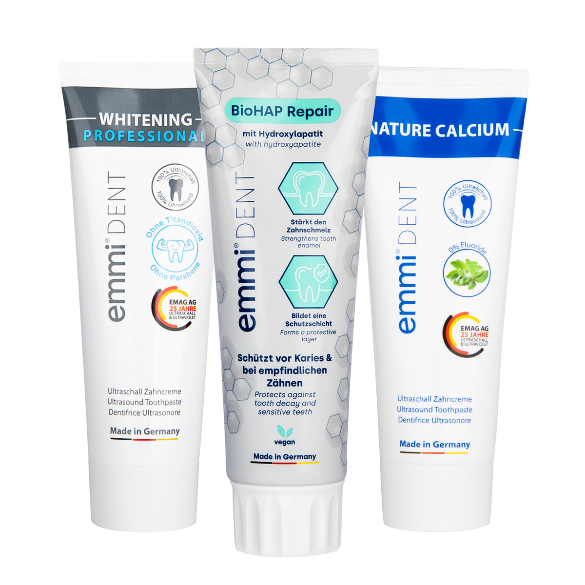 Set di prova di dentifrici